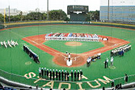 第36回全日本早起き野球大会 開会式（東京都 大田スタジアム）